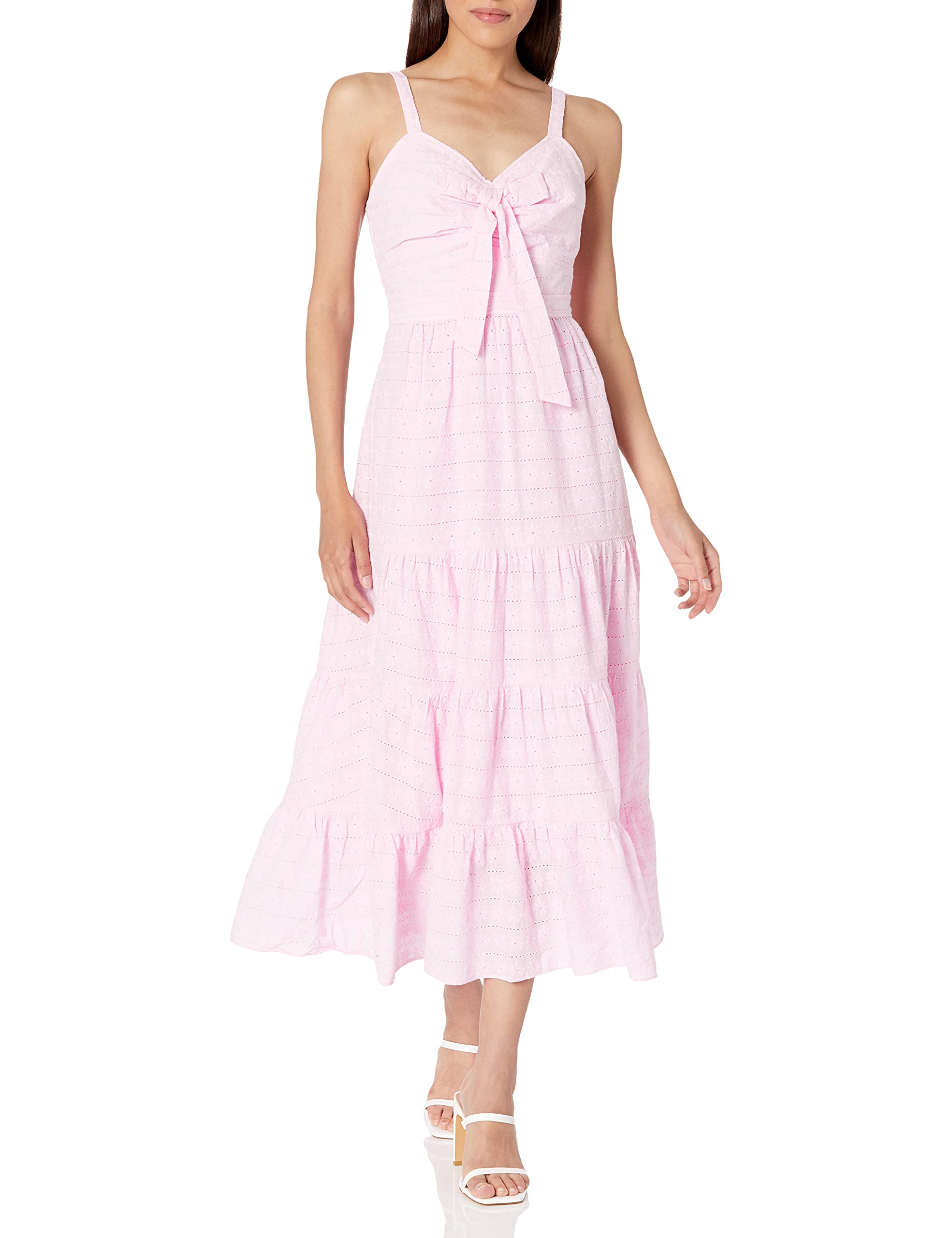 LIKELY Women's Stasia Dress - Elegant Flowy Midi Dress for Casual & Party Wear | Perfect for Date Nights, Weddings & Office Outfits