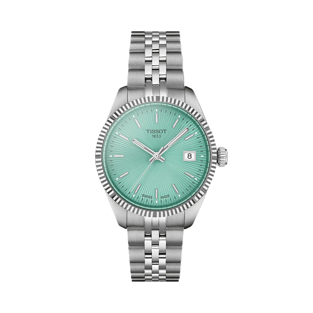 Ballade 34mm Mint Green Quartz Watch with Stainless Steel Bracelet - Perfect for Casual Wear, Office & Everyday Use