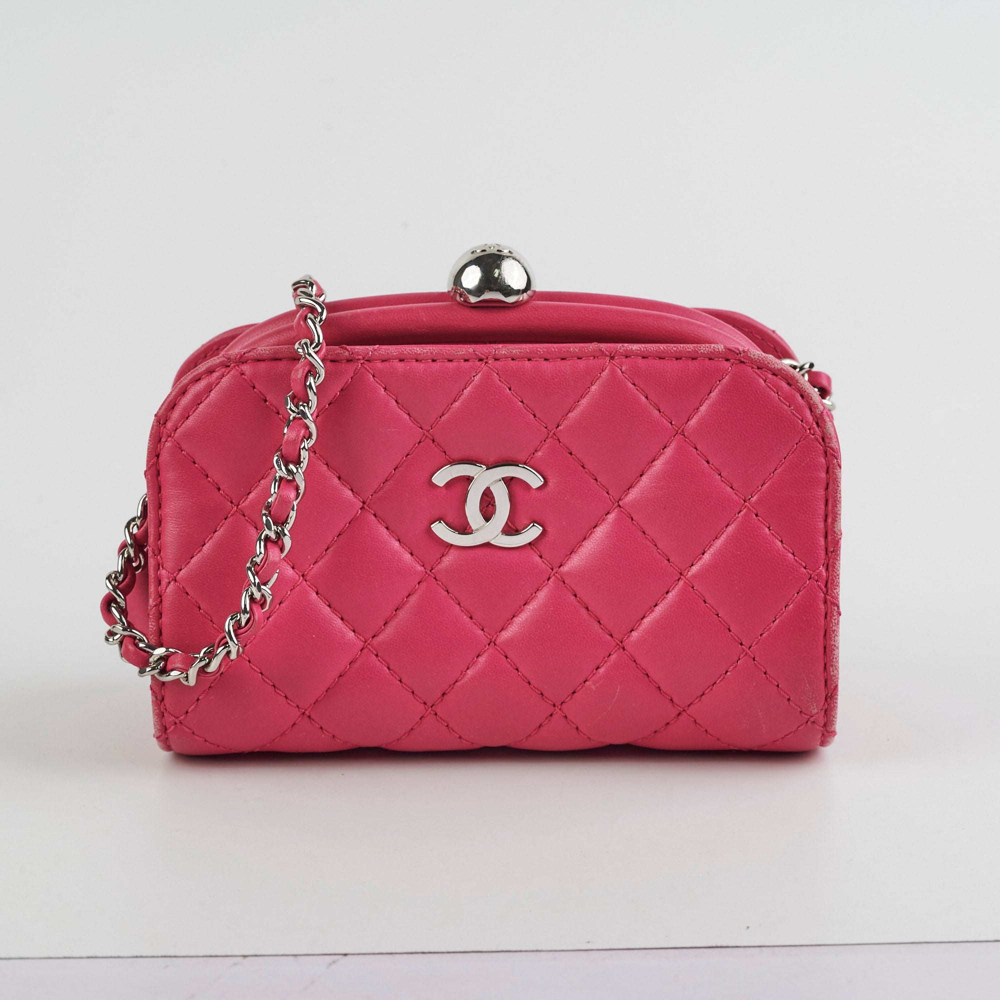 Chanel Mini Pink Crossbody Bag for Women - Luxury Leather Shoulder Purse - Perfect for Parties, Dates & Everyday Use