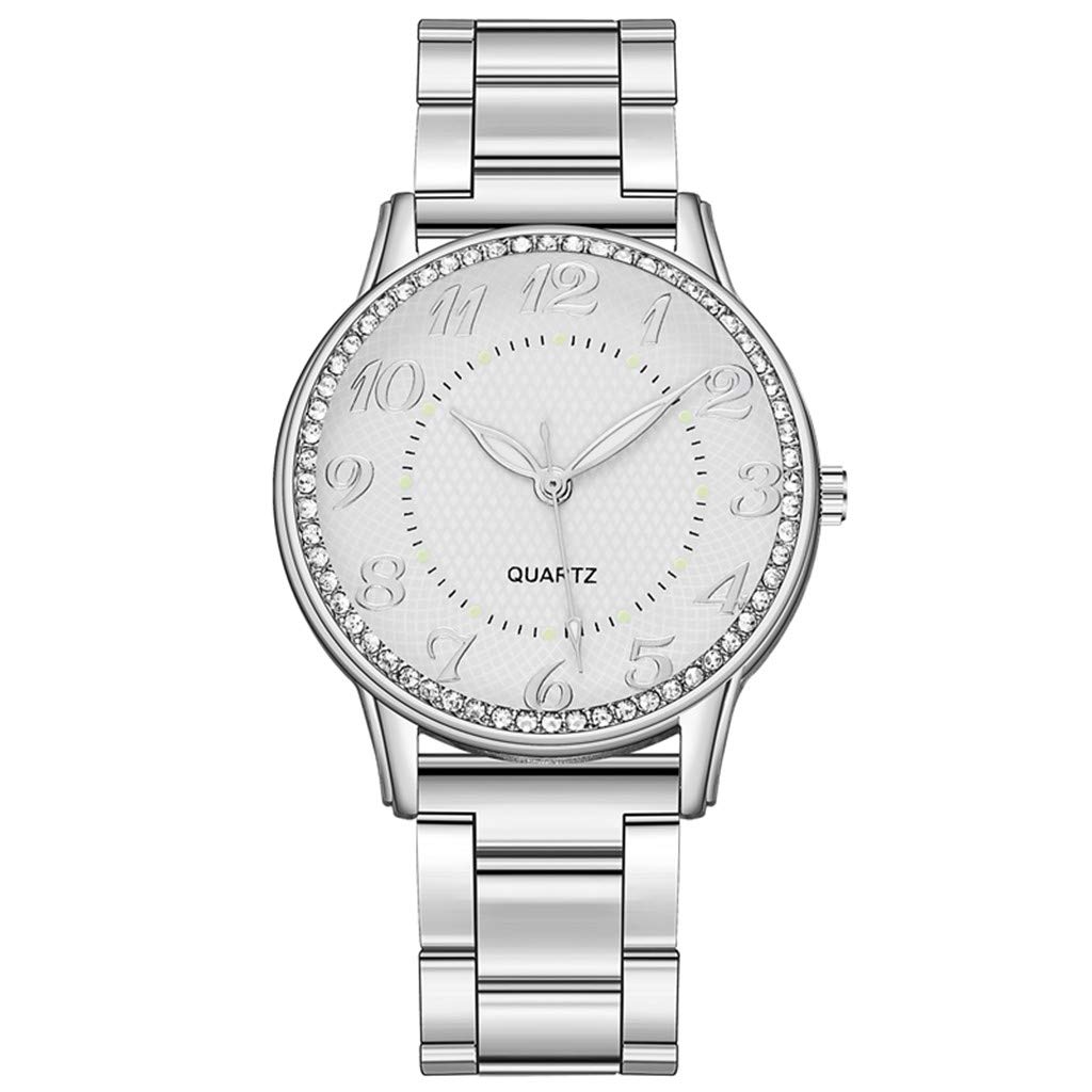 Luxury Stainless Steel Quartz Watch - Casual Dial for Men & Women | Office & Daily Wear
