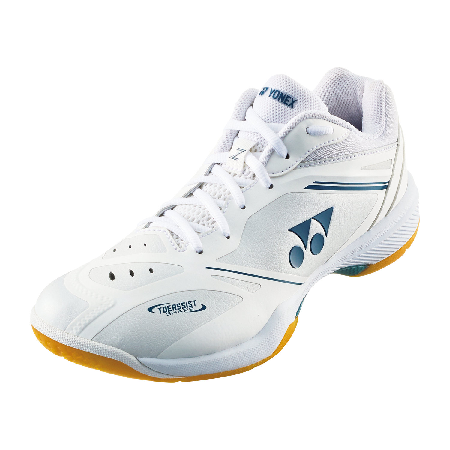 Yonex Power Cushion 65 Z4 2025 Wide Fit Badminton Shoes for Men & Women - Comfortable Court Sneakers for Indoor Sports, Volleyball, and Squash Games