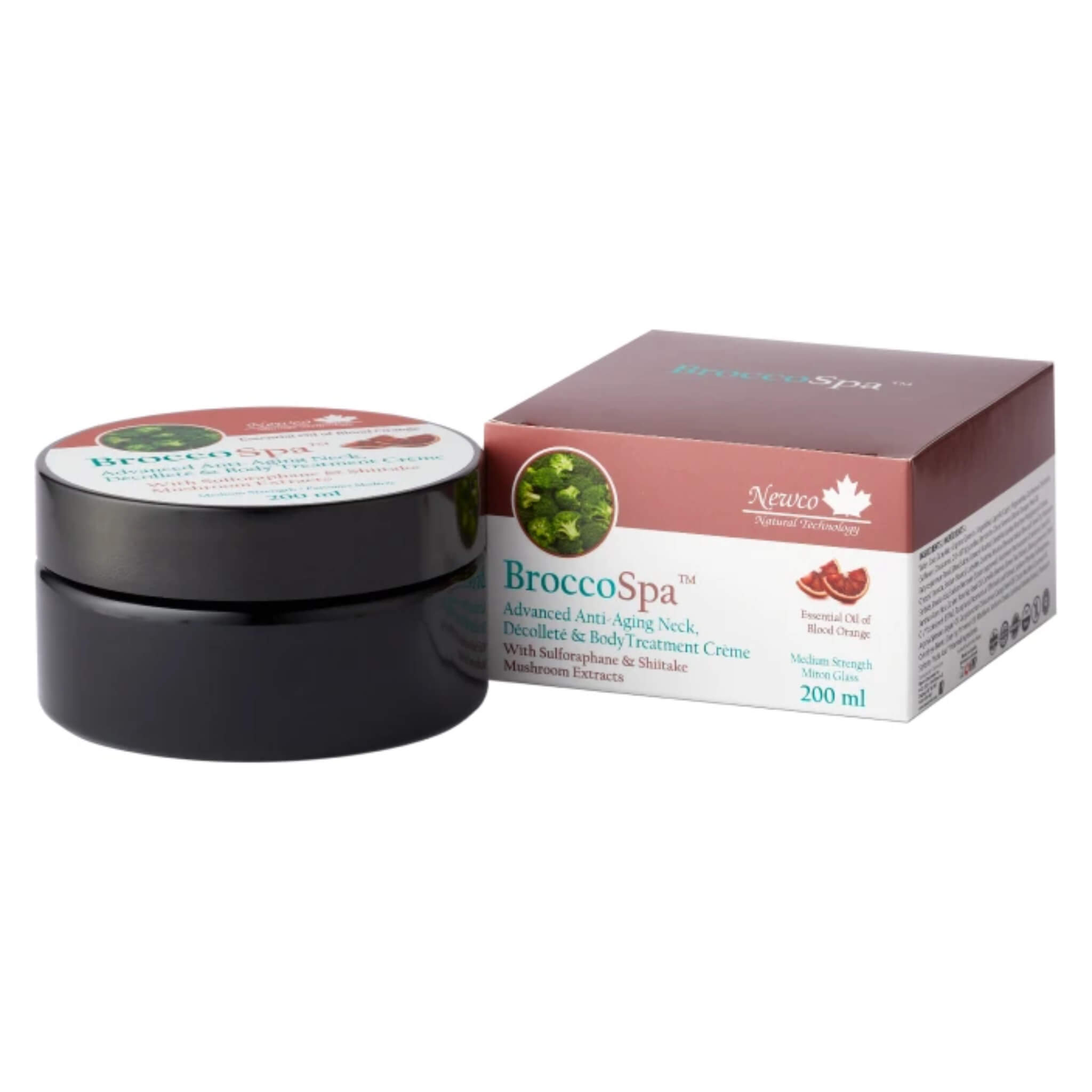BroccoSpa Anti-Aging Neck, Décolleté & Body Cream - Hydrating & Firming Moisturizer for Youthful Skin | Perfect for Daily Skincare & Nighttime Routine