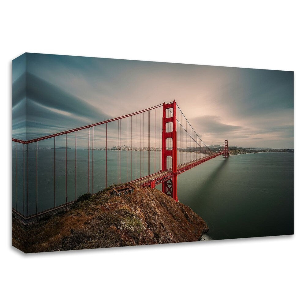 Bruce Getty 'Batteries Spencer' Canvas Wall Art Print - Ready to Hang Home Decor for Living Room, Bedroom & Office