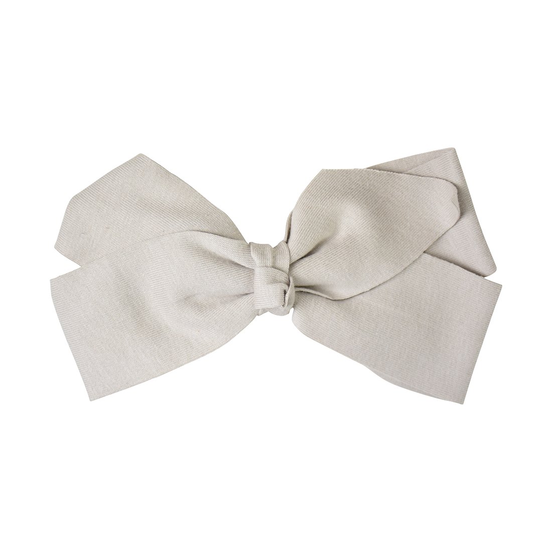Sand Grey 5 Inch Bow Soft Cotton Hair Accessories for Women and Girls - Perfect for School, Parties, and Everyday Wear
