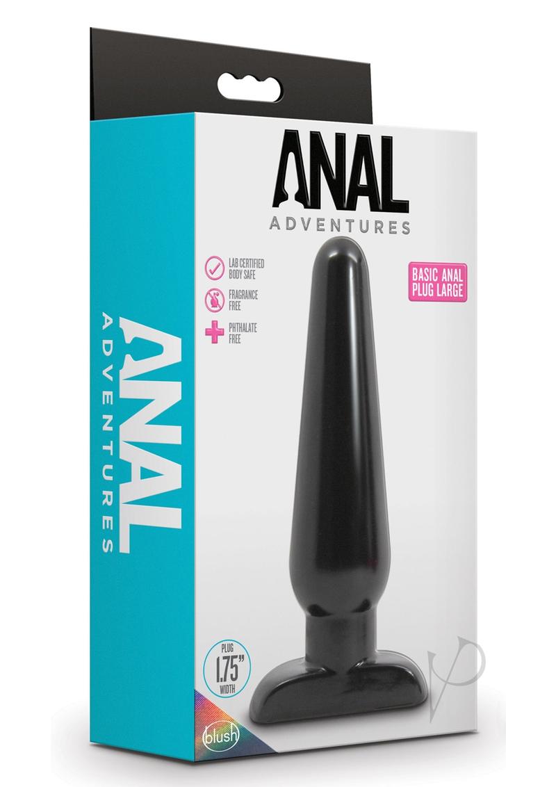 Premium Large Black Anal Plug for Beginners – Comfortable Silicone Butt Plug for Anal Training, Relaxation & Pleasure – Perfect for Couples Play & Solo Exploration