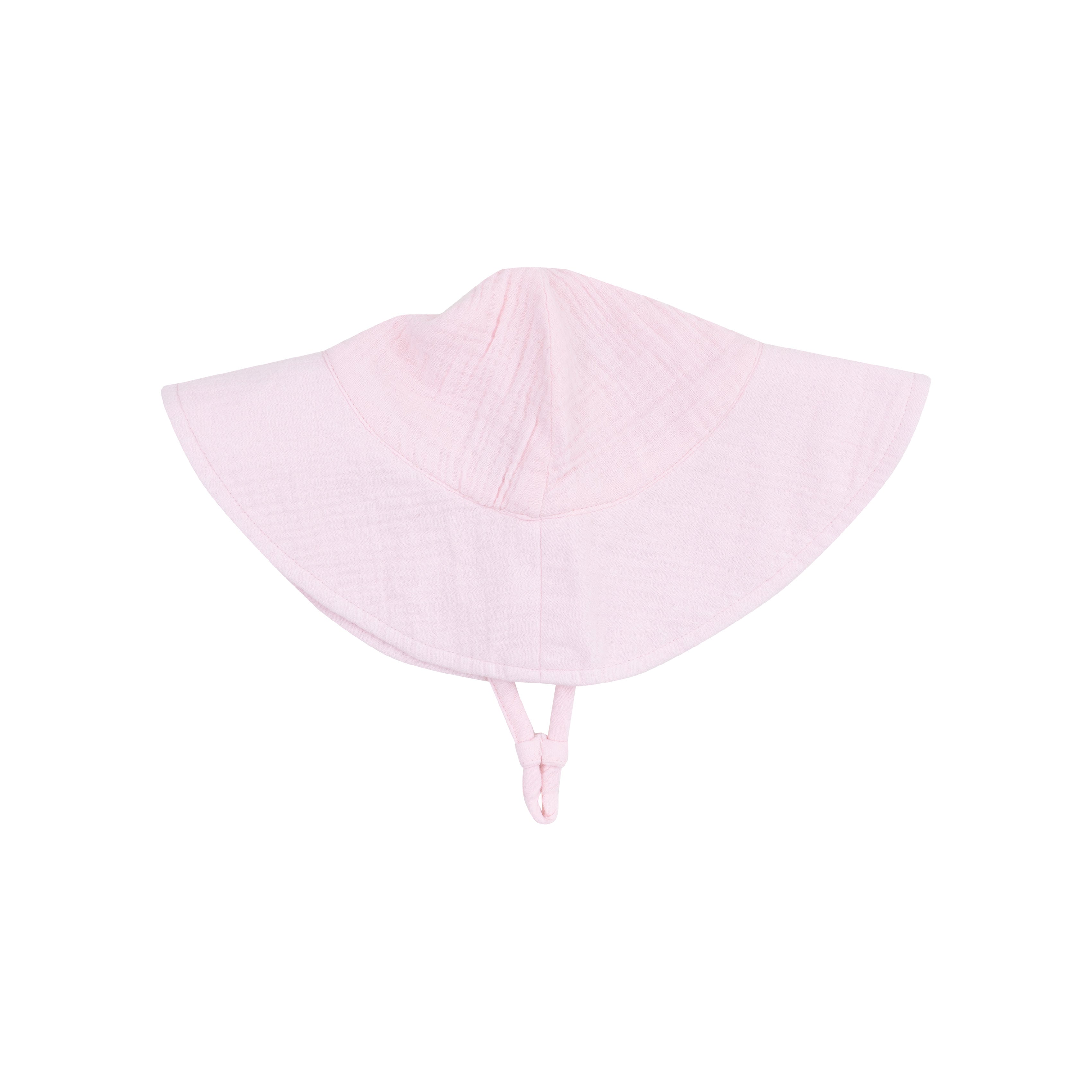 Solid Muslin Ballerina Wide Brim Sun Hat for Women - UPF 50+ Sun Protection, Breathable & Lightweight Summer Beach Hat for Outdoor, Travel, and Vacation