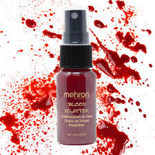 Mehron Professional Blood Splatter Makeup FX Kit - Realistic Fake Blood for Halloween, Cosplay & Special Effects - Perfect for Horror, Theater & SFX Artists