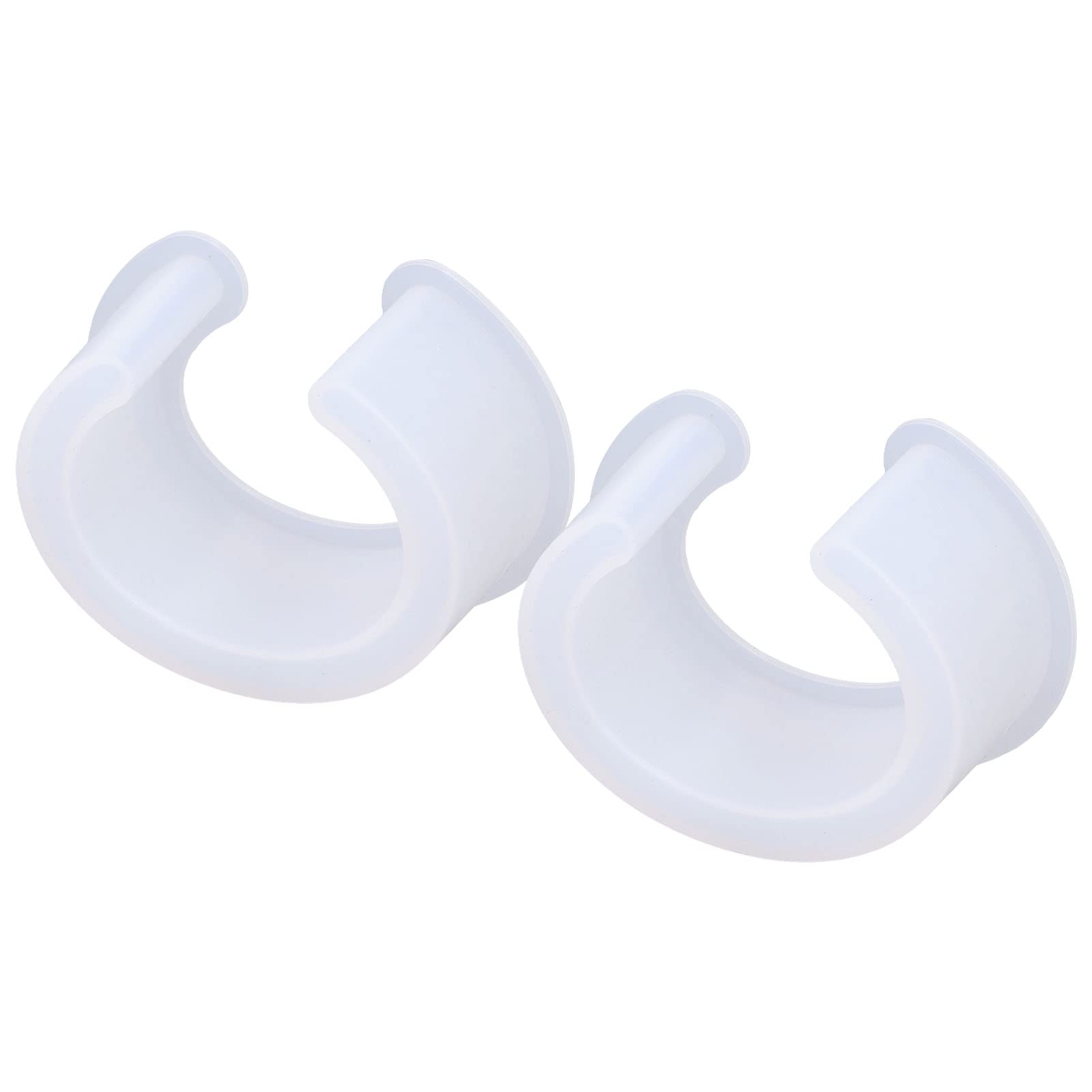 Premium 2Pcs C-Shaped Silicone Bracelet Mold - Large Semi-Open Epoxy Resin Casting Molds for Crystal Jewelry Making, DIY Craft Projects & Handmade Bracelet Gifts (Perfect for Resin Art, Beading & Jewelry Design)