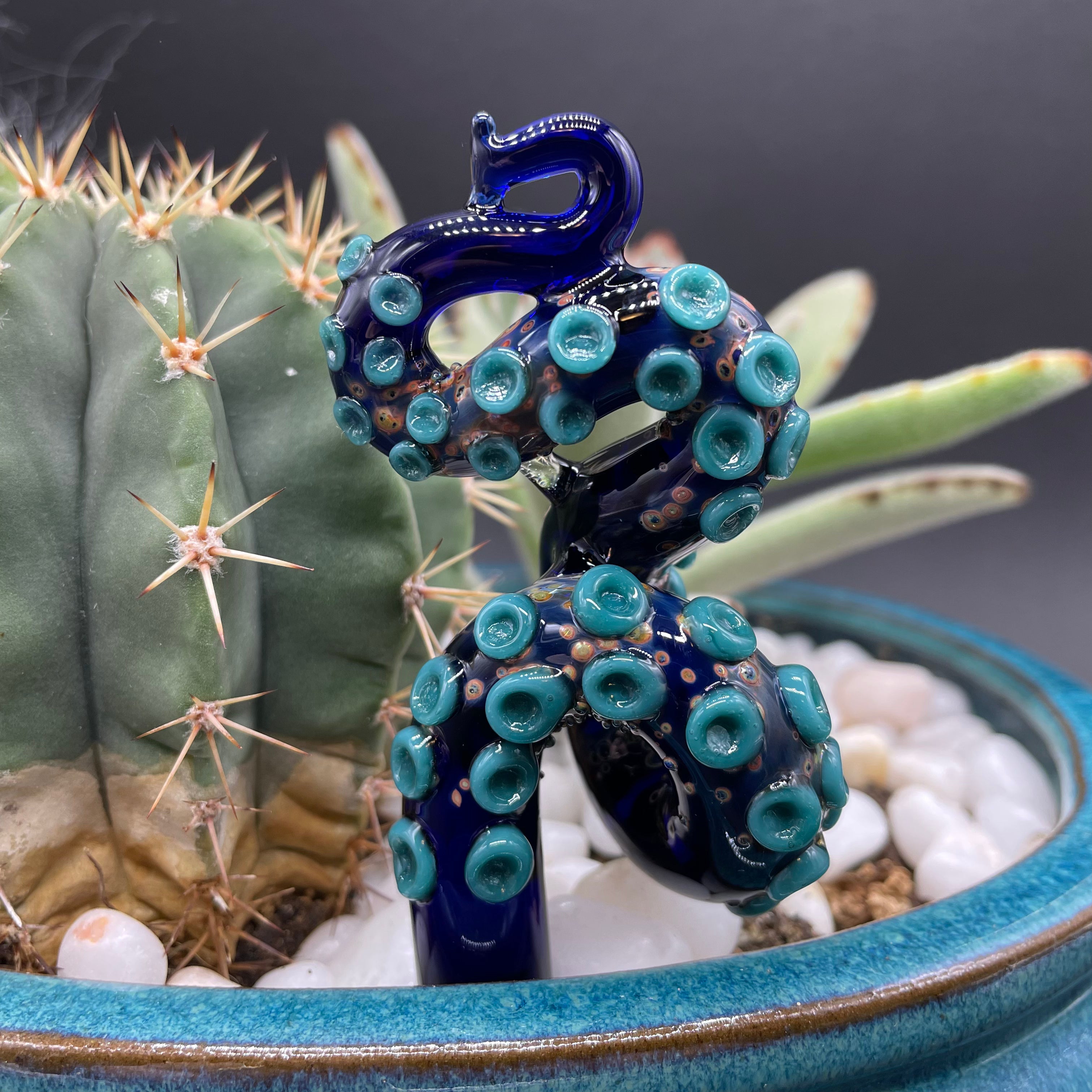 Unique Tentacle Plant Decor - Artificial Succulent Home & Office Decoration for Boho, Halloween & Gothic Themed Spaces