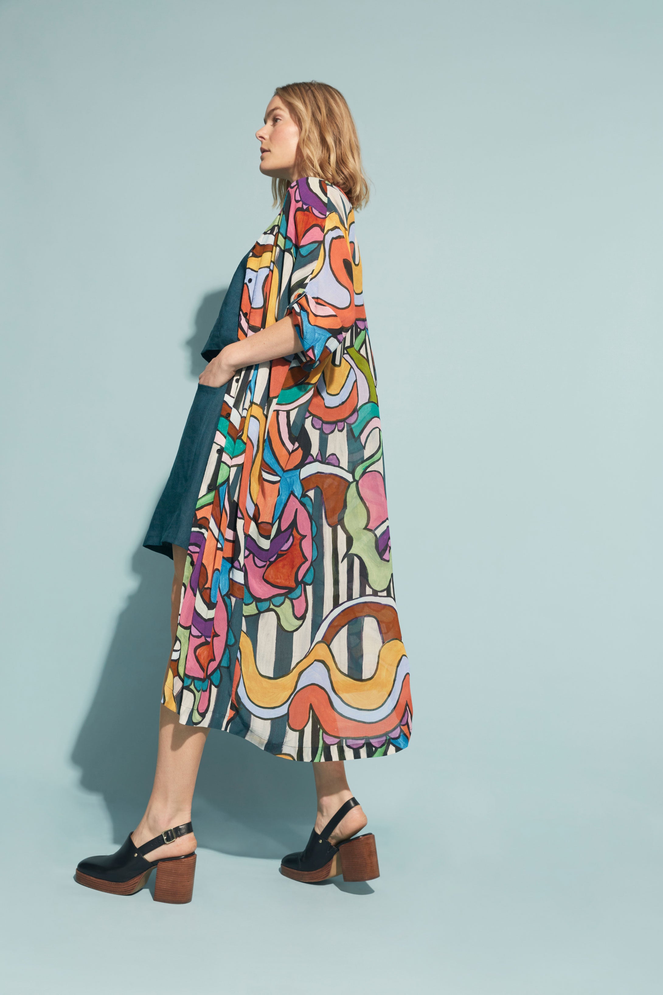 Soma Soleil Shirt Dress for Women - Lightweight Flowy Summer Tunic Top with Pockets | Perfect for Beach Cover-Up, Casual Outings & Vacation Wear