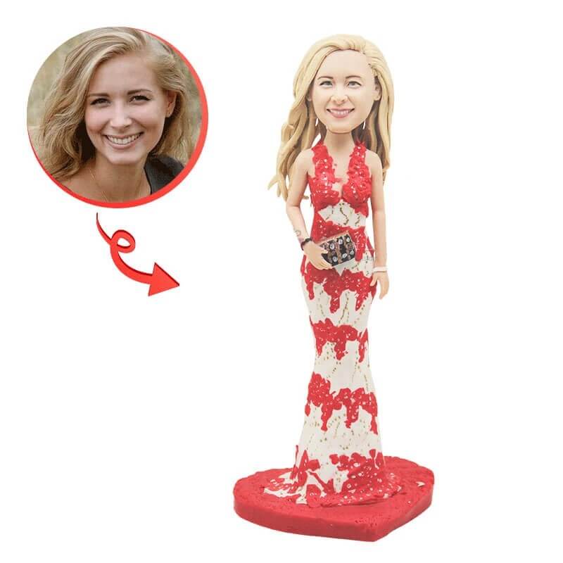 Custom Personalized Walk of Fame Bobblehead - Unique Hollywood Star Souvenir for Collectors, Gifts & Home Decor