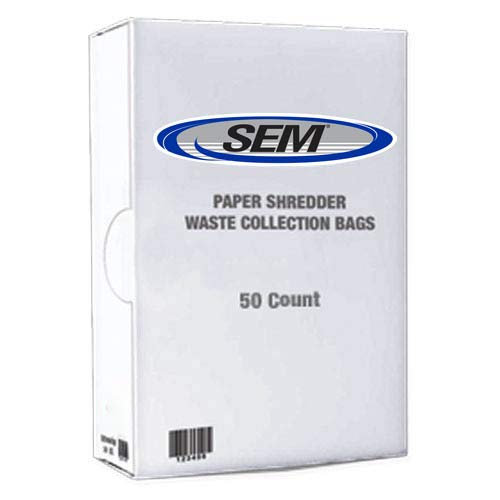 Heavy-Duty Paper Shredder Waste Bags - 25 Pack Plastic Trash Bags for Office & Home Use - Perfect for Document Shredding & Disposal