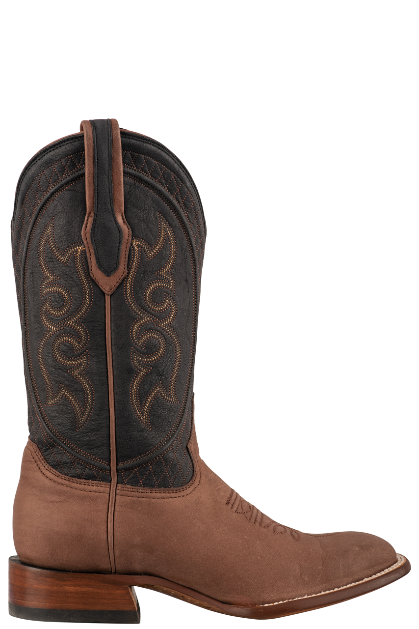 Stetson Men's Calf Westby Cowboy Boots - Genuine Leather Western Boots for Men, Brown - Perfect for Rodeo, Country Music Festivals & Outdoor Adventures