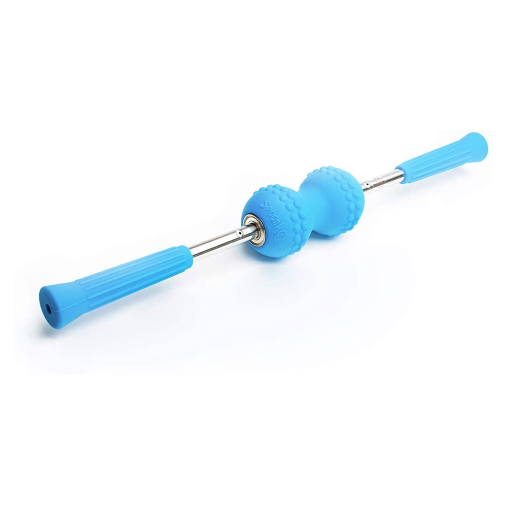 Spoonk Teal Magnetic Massage Roller - Acupressure Therapy for Muscle Pain Relief & Relaxation - Perfect for Athletes, Yoga, and Post-Workout Recovery