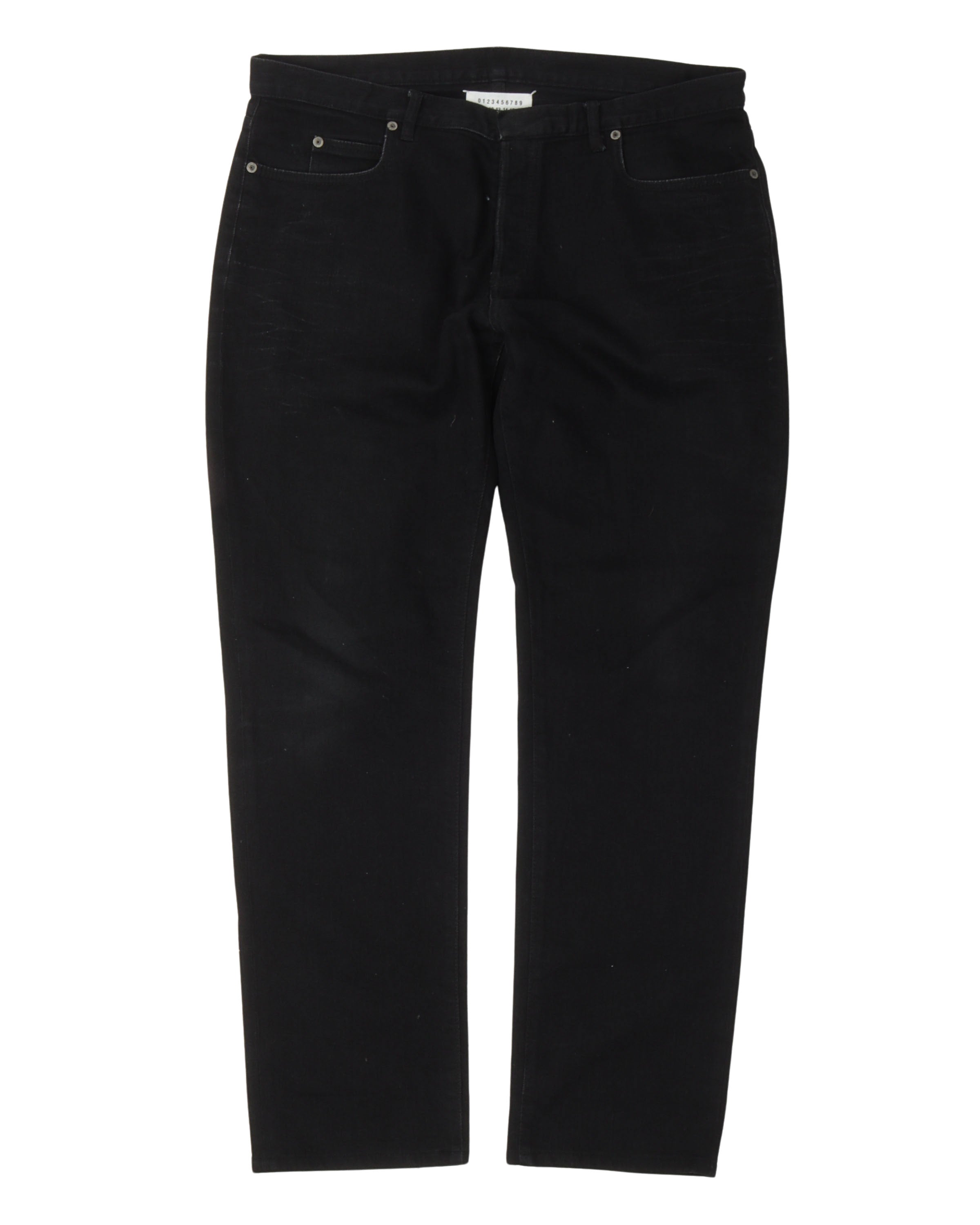 Maison Margiela 5 Pocket High-Waisted Slim Fit Jeans for Women - Stylish Distressed Denim Pants for Casual Outfits & Night Out