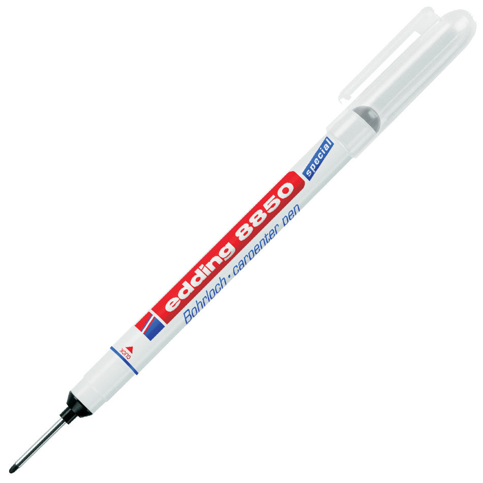 edding 8850 Carpenters Pen - Permanent Marker for Wood, Metal & Stone - Ideal for DIY Projects, Construction & Crafting