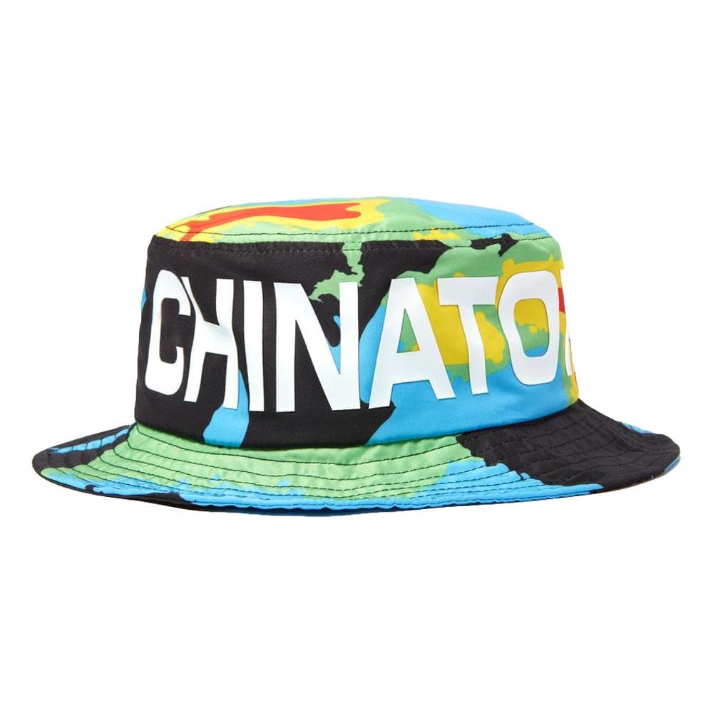 China Town Market Global Citizen Bucket Hat Black - Stylish Unisex Sun Hat for Outdoor Activities, Travel & Streetwear Fashion