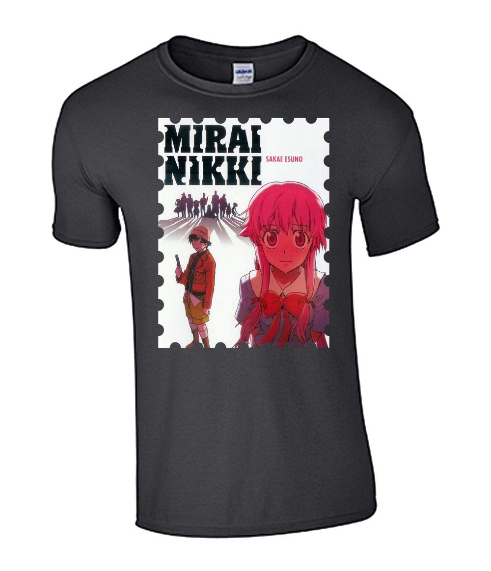 Mirai Nikki The Future Diary Anime Graphic Unisex T-Shirt - Perfect for Cosplay, Anime Conventions & Casual Wear