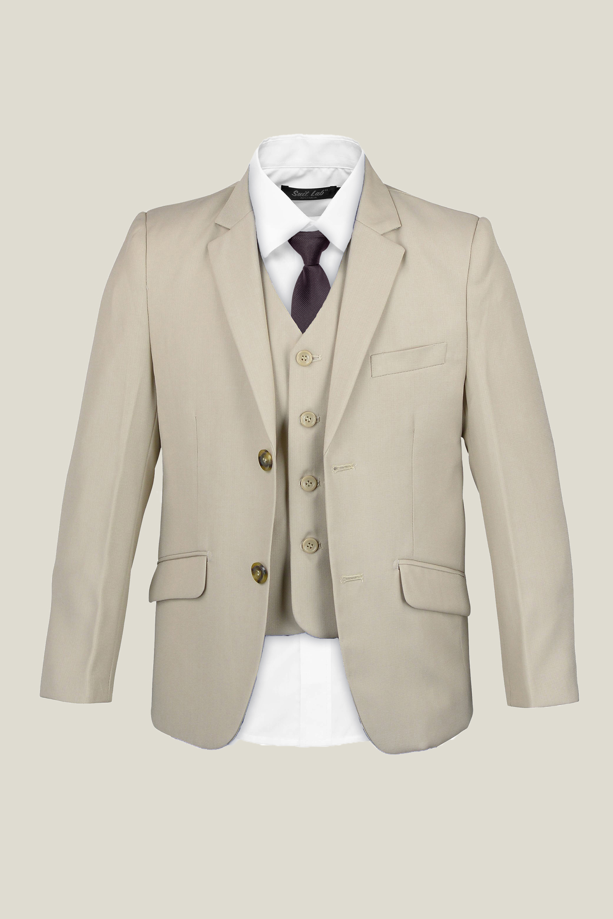 Boys Beige Jacket - Lightweight & Stylish Outerwear for Kids | Perfect for School, Outdoor Play & Cool Weather