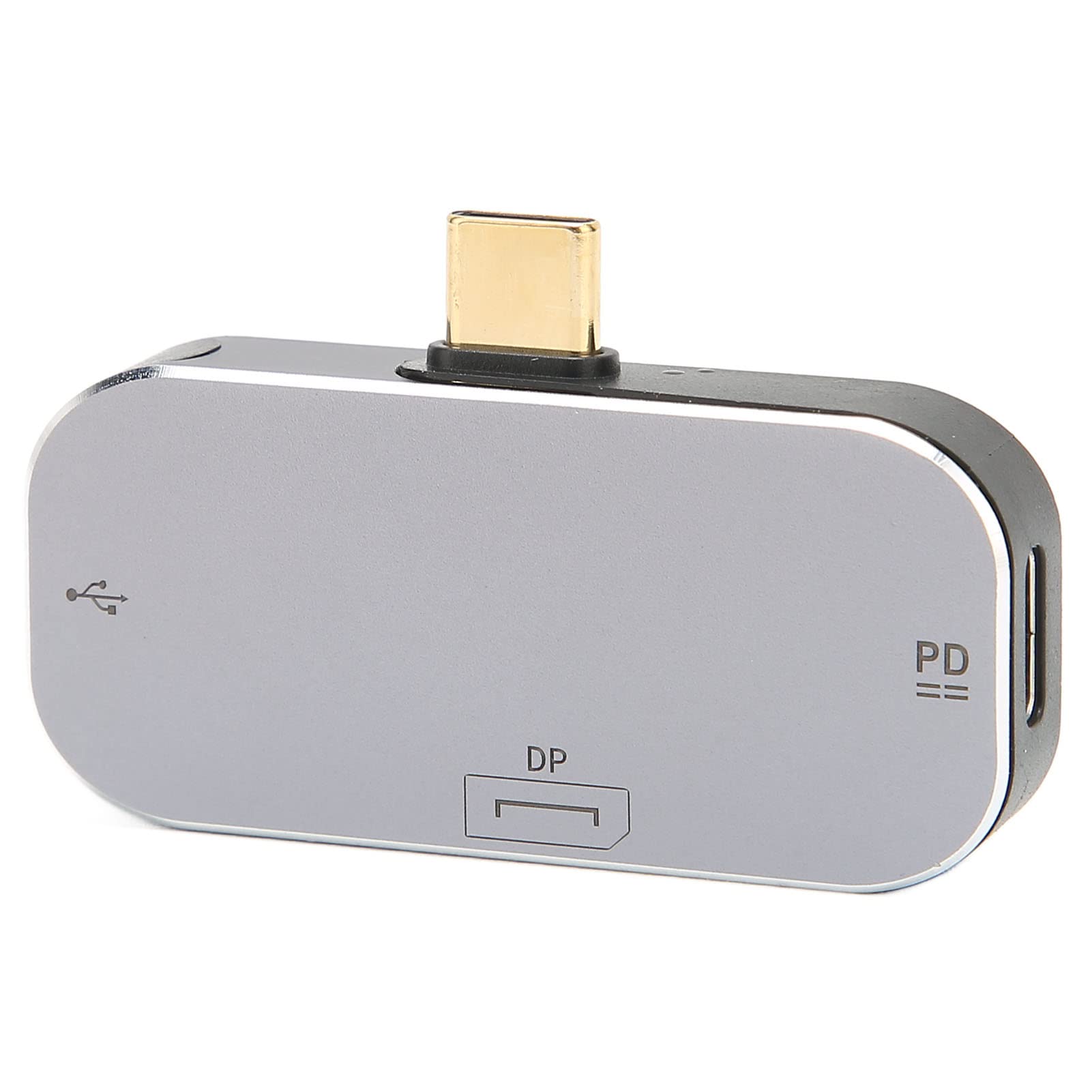**Amonida USB C to DisplayPort Converter - Plug & Play USB C Docking Station with Fast Data Transfer, Portable Power Supply - Ideal for Home, Office & Travel (Works with Laptops, Monitors & More)**