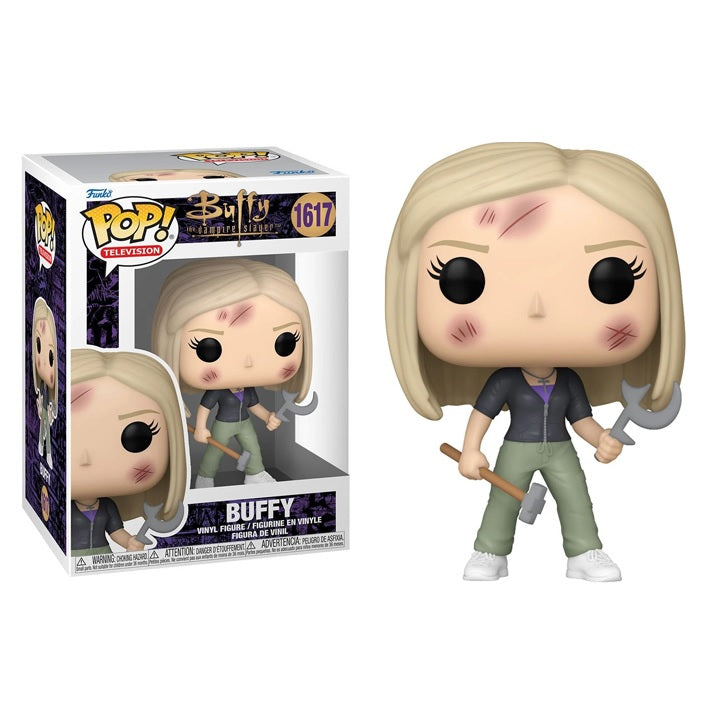 Buffy The Vampire Slayer Pop! Vinyl Figure - Buffy with Weapons [1617] - Funko Pop Collectible for TV Show Fans & Home Decor