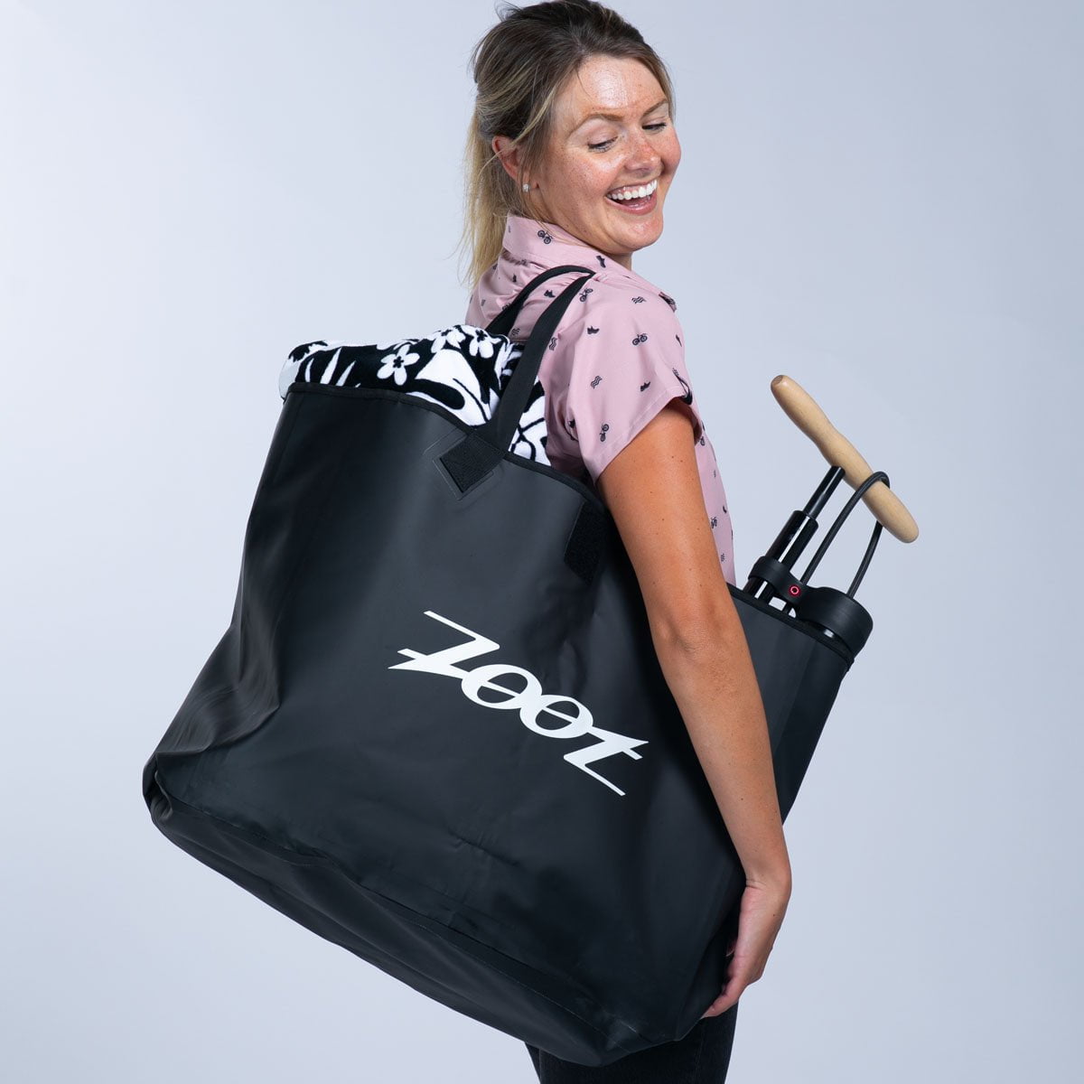 80L Large Durable Waterproof Travel Duffel Bag - Black - Perfect for Camping, Gym, Sports & Weekend Getaways