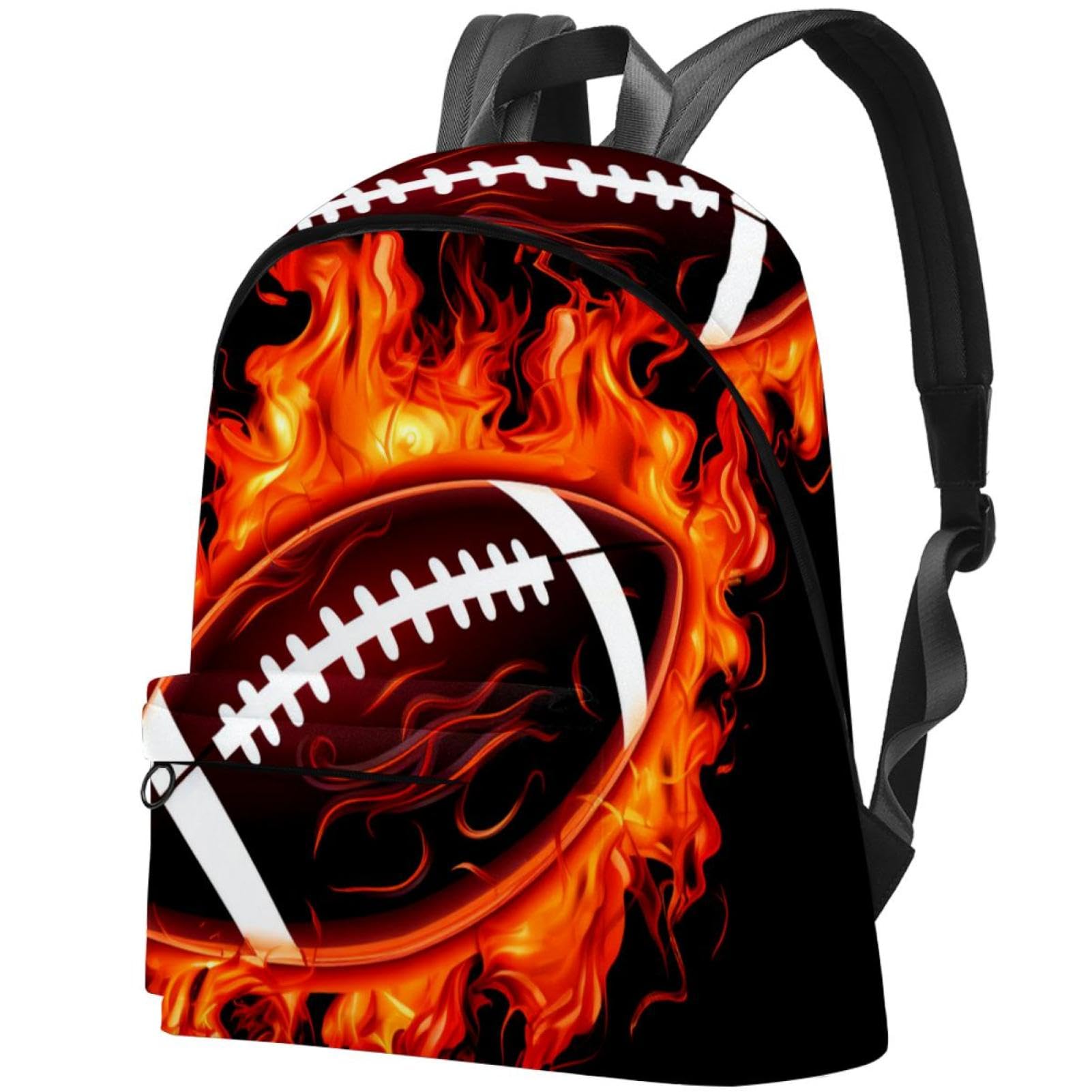 Men's & Women's Travel Backpack - Durable American Football Design Backpack for Hiking, Commuting & College Use