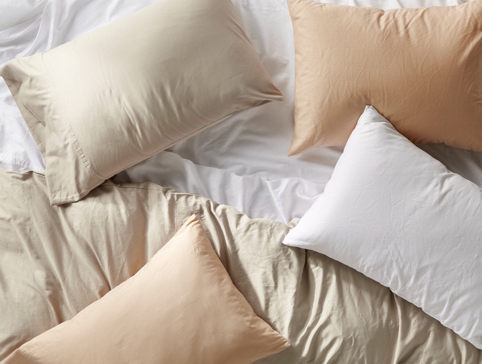 Organic Relaxed Sateen Duvet Cover Set - Soft & Breathable Bedding for Comfortable Sleep - Perfect for Master Bedroom, Guest Room & Vacation Homes