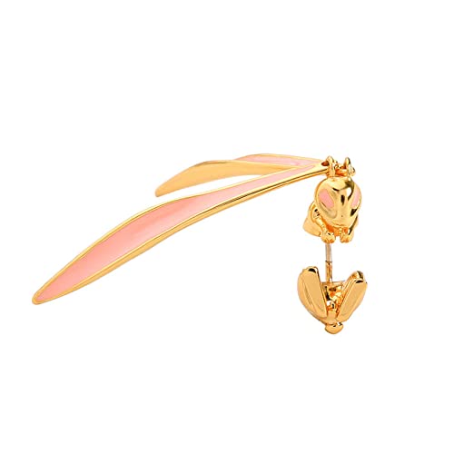 Silver Bunny Earrings for Women - Long Painted Fashion Ear Piercing Jewelry Set (One Size) | Cute & All-Match Accessories for Everyday Wear, Parties & Gifts