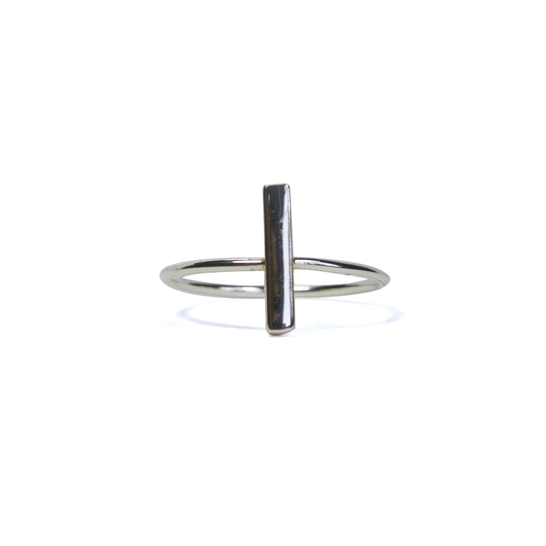 Gold Bar Ring for Women - Elegant Stackable Jewelry for Everyday Wear, Gifts & Special Occasions