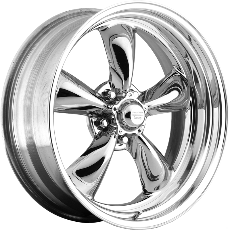 American Racing 15x8 VN815 Torq Thrust II 1-Piece PVD Wheels 0mm Offset - High-Performance Alloy Rims for Muscle Cars, Hot Rods & Custom Builds - Perfect for Street Racing & Show Car Upgrades