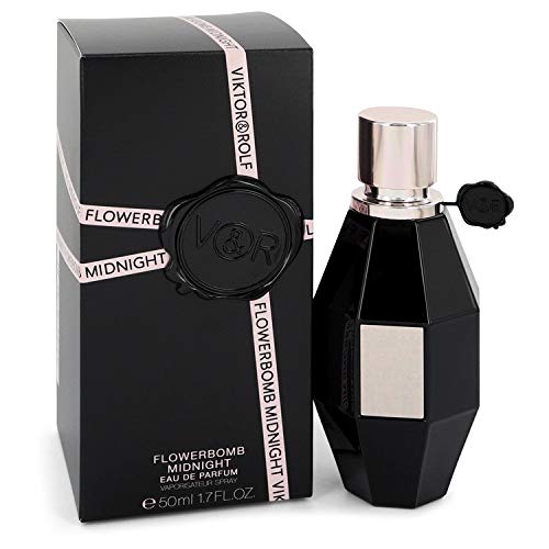 Flowerbomb Midnight Eau de Parfum Spray for Women - 1.7 oz Luxury Floral Fragrance | Romantic Date Night & Evening Wear Perfume