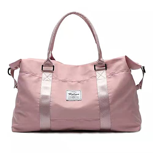 Lightweight Large Capacity Travel Duffel Bag for Women - Portable Sports Gym Tote for Overnight Trips, Workouts & Travel | Perfect for Gym, Yoga, Weekend Getaways & Business Trips