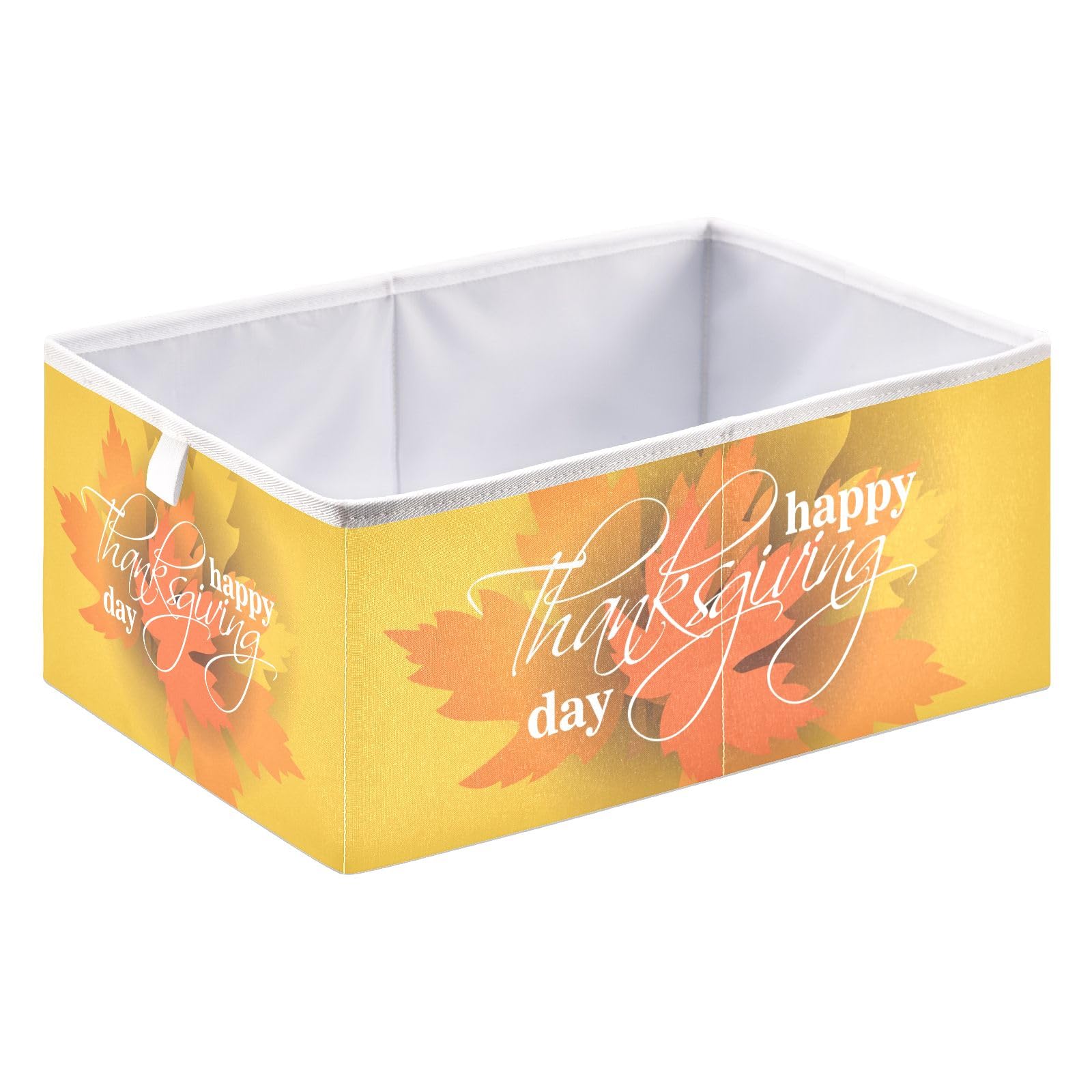 Joisal Collapsible Storage Box - Autumn Print for Home & Closet Organization | Space-Saving Storage Solution