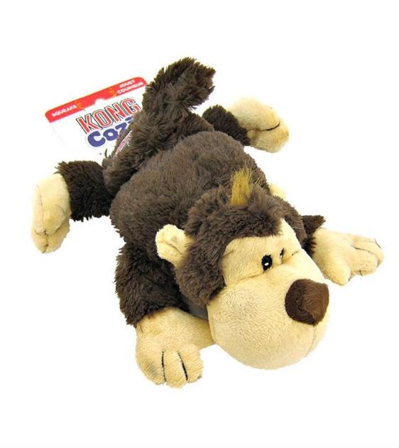 Kong Cozie Funky Monkey Plush Dog Toy - Soft & Durable Chew Toy for Small & Medium Dogs - Perfect for Playtime, Training & Cuddling