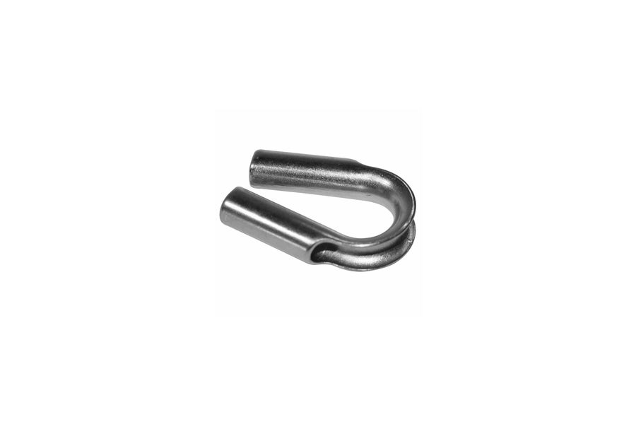 Bulldog Winch Tube Thimble - 12mm Stainless Steel for Synthetic Rope | Heavy Duty Off-Road Recovery & Marine Use