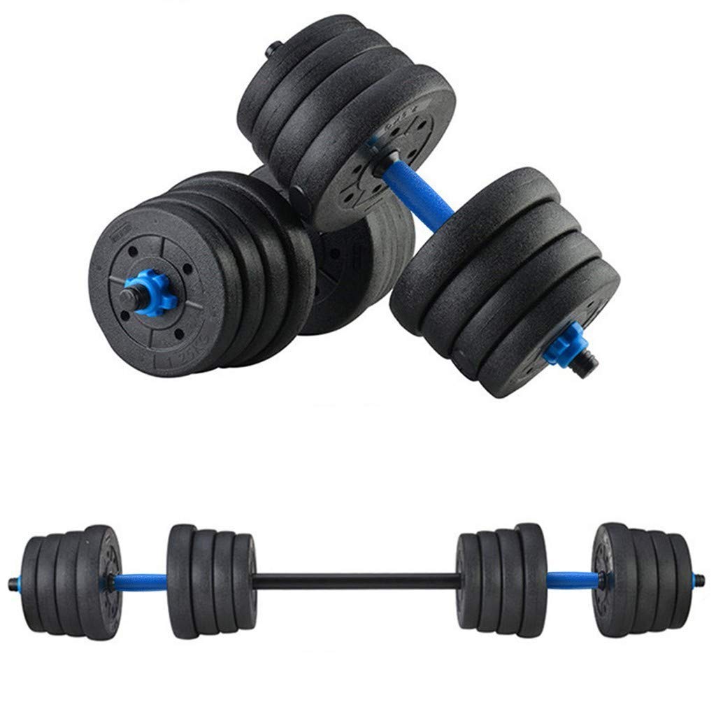 Adjustable Dumbbell Set 66Lb - 2-in-1 Barbell & Dumbbell Conversion with Neoprene Weights - Home Gym Equipment for Men & Women - Strength Training, Weight Lifting, Full Body Workout - Perfect for Home Fitness, Garage Gym & Small Spaces