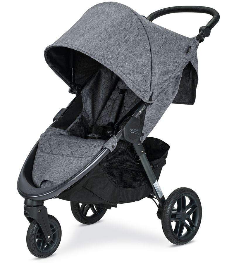 Britax B Free Stroller Vibe - Lightweight Travel Stroller with One-Hand Fold, Adjustable Canopy & All-Terrain Wheels | Perfect for City Walks, Shopping & Family Outings