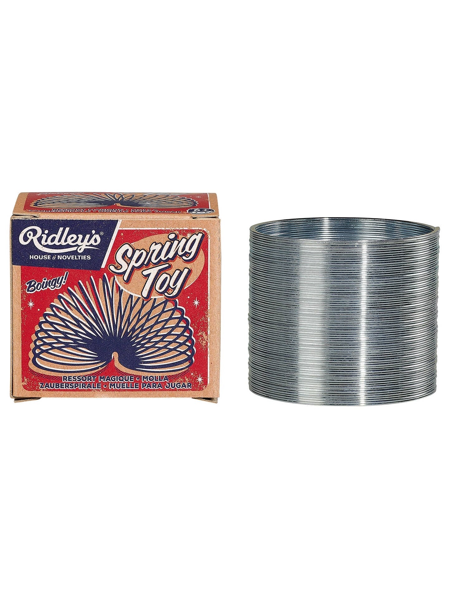 Ridley's Spring Toy - Fun and Colorful Slinky for Kids, Adults - Perfect for Stress Relief, Party Favors, and STEM Learning Activities