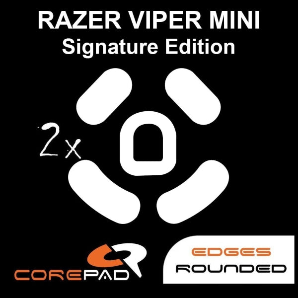 Corepad Skatez Mouse Feet for Razer Viper Mini Signature Edition - Ultra Smooth Gliding PTFE Mouse Skates - Perfect for Gaming, Esports & Professional Use