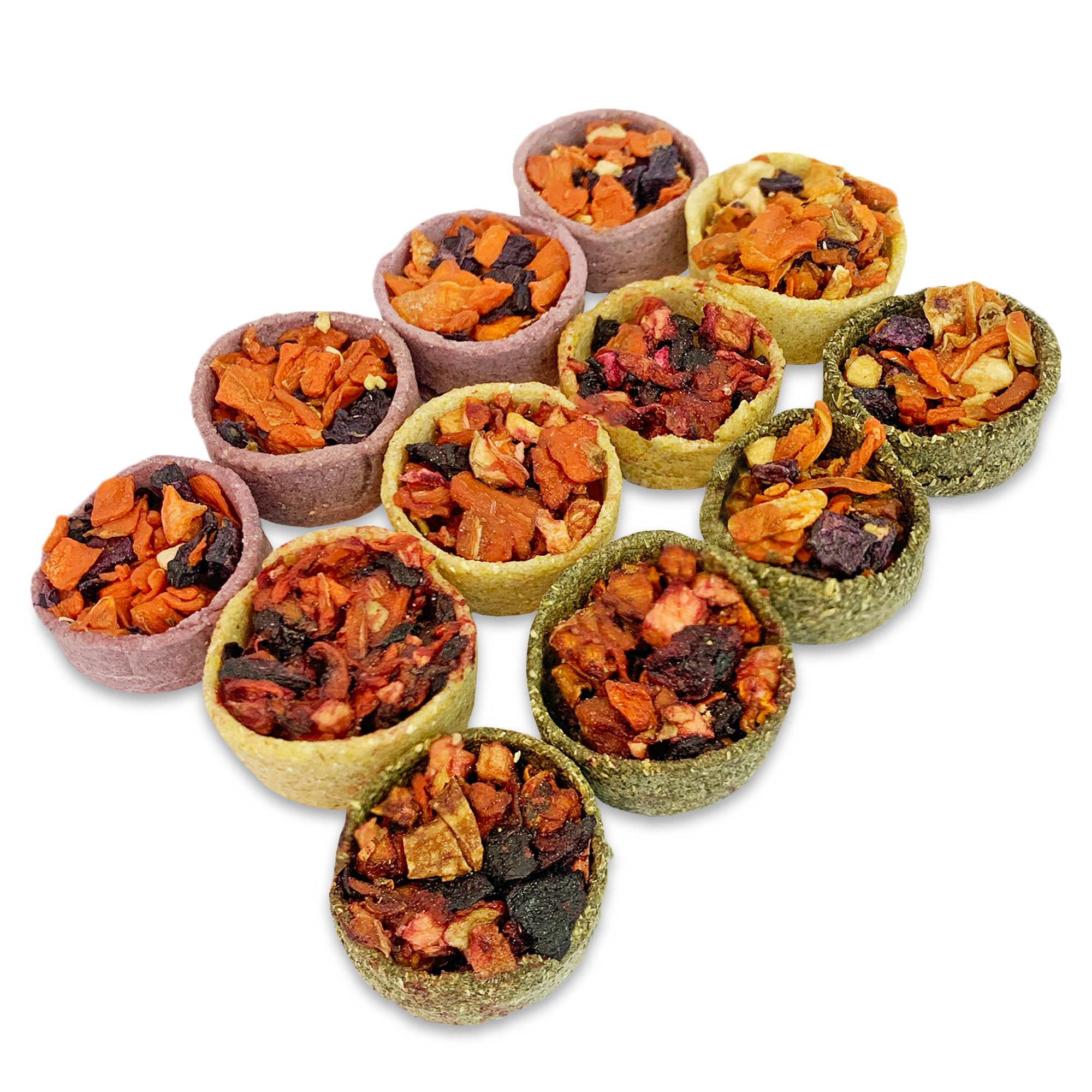 Fresh Fruit & Vegetable Tarts - Delicious Homemade Pastries for Breakfast, Dessert or Party Snacks | Vegan & Gluten-Free Options Available