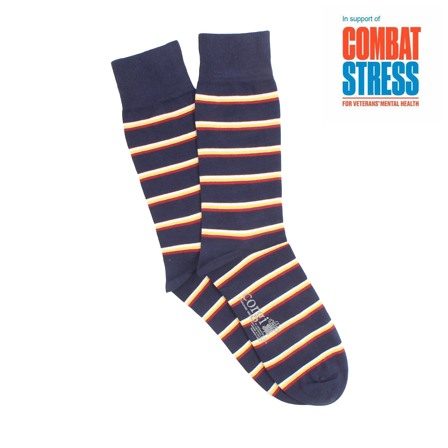 Royal Scots Dragoon Guards Men's Cotton Socks - Premium Military Style Dress Socks for Formal Wear & Office Outfits