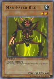 DLDI-EN001 Man-Eater Bug - Rare Yu-Gi-Oh! Trading Card - Perfect for Collectors & Competitive Play - Use in Tournaments & Deck Building