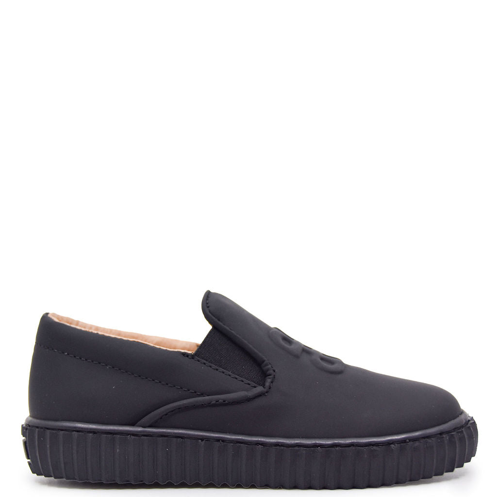 Porte Black Gum Logo Slip-On Sneakers - Comfortable Casual Shoes for Men & Women | Perfect for Everyday Wear, Walking, and Light Activities