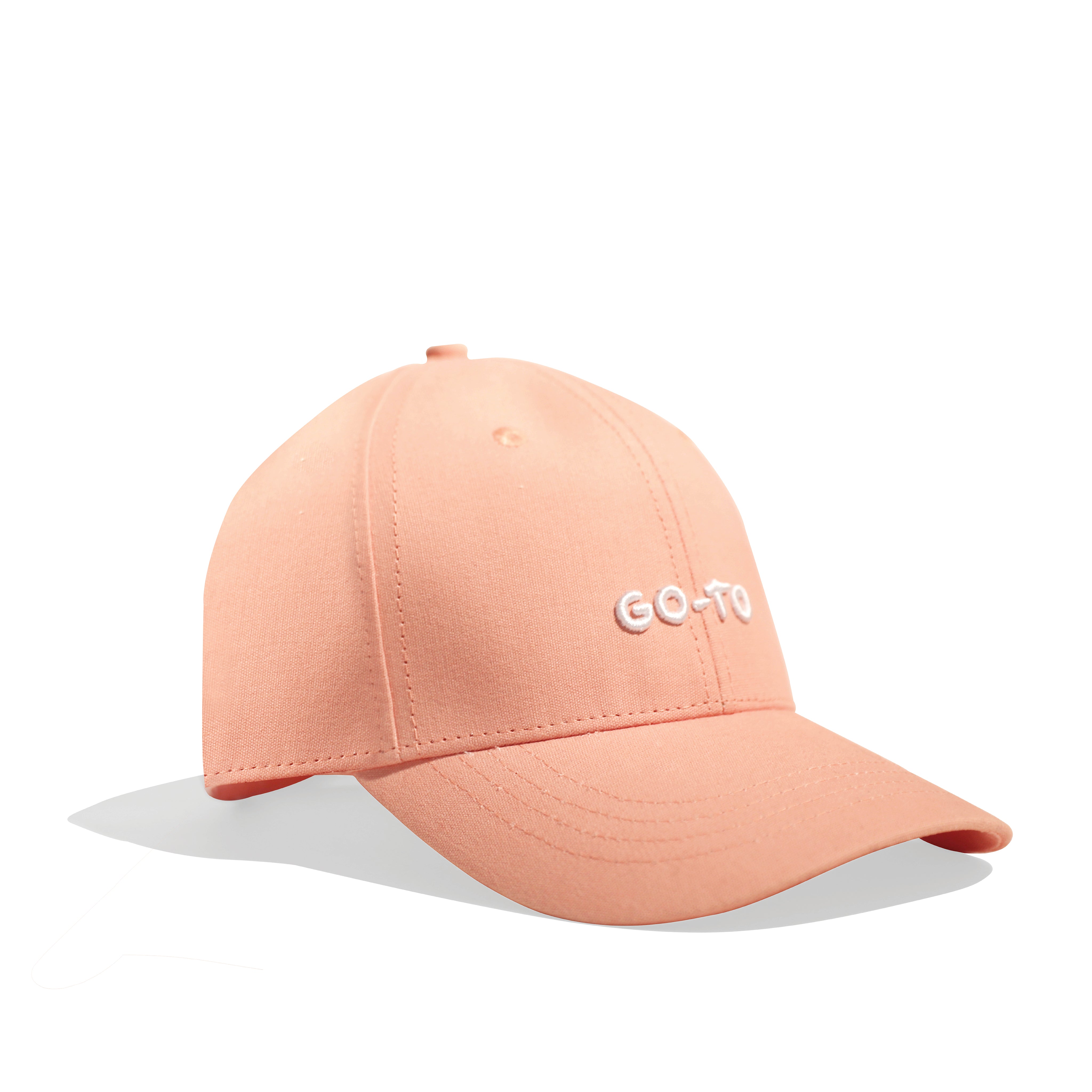 Stylish Peach Baseball Cap for Women - Nifty Fifty Adjustable Snapback Hat - Perfect for Outdoor Activities, Sports, and Casual Wear