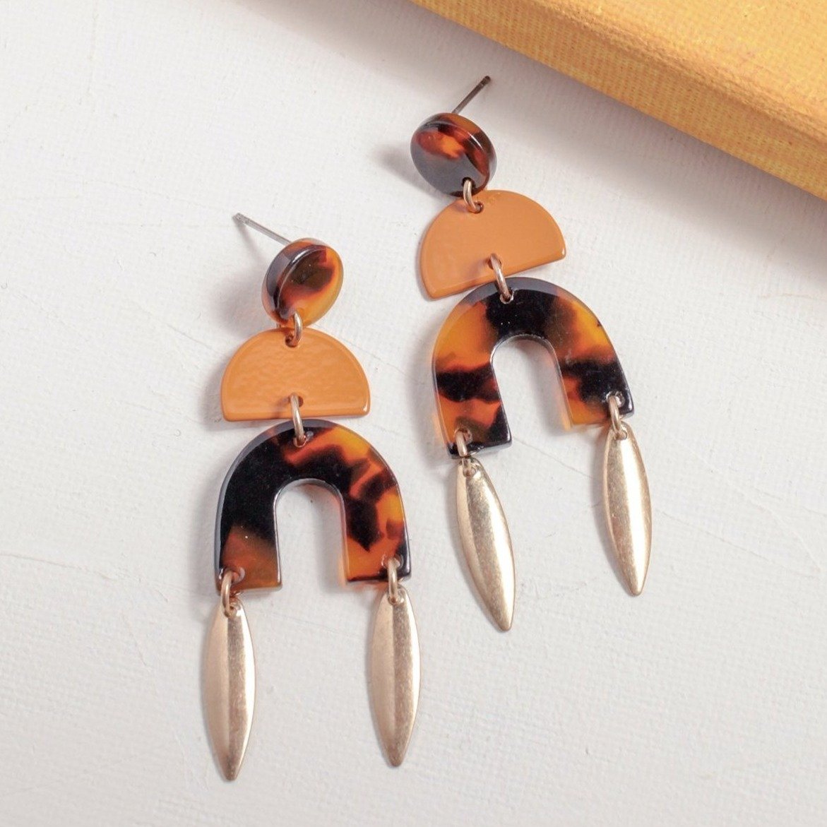 Stylish Ava Resin Earrings for Women - Lightweight Dangle Drop Earrings for Casual & Party Wear | Perfect Gift for Her