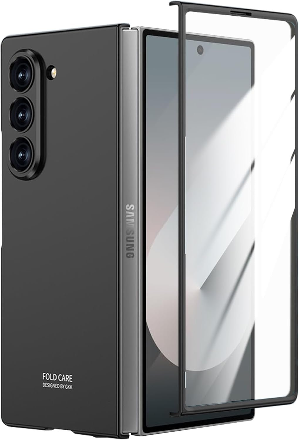 Samsung Galaxy Z Fold 6 Case with Built-in Screen Protector | Premium Protective Cover for Foldable Phone | Perfect for Work, Travel & Everyday Use