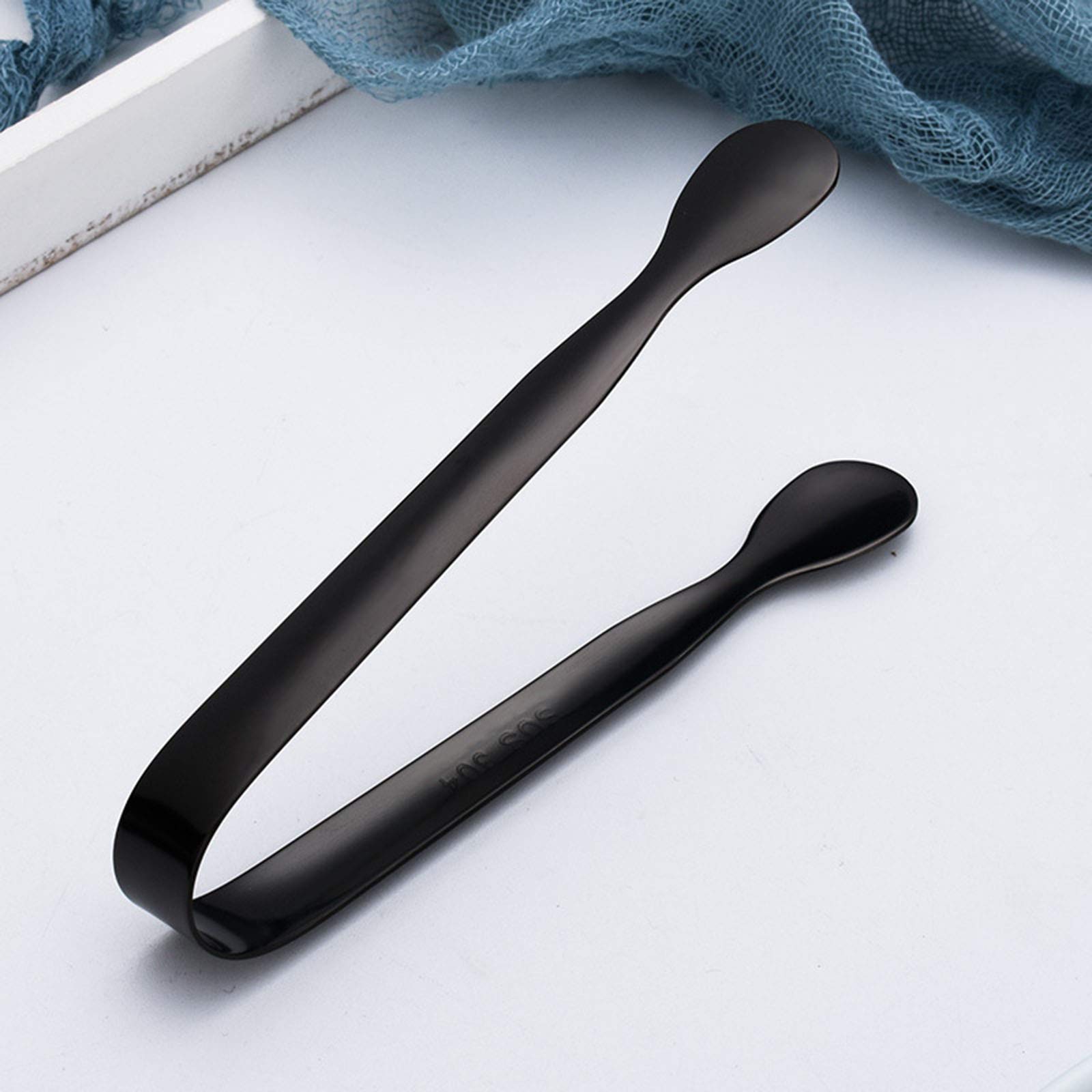 Stainless Steel Ice Sugar Tongs for Cheese, Bartender, Dessert & Ice Cubes - Perfect for Kitchen, Dining, Bar & Travel Ice Luge Parties