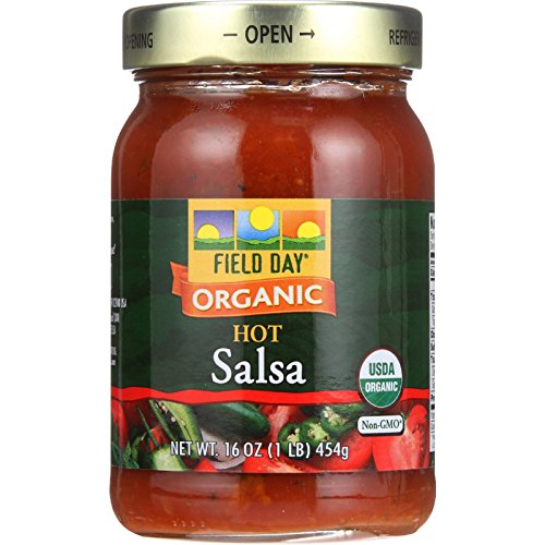 Organic Jalapeno Lime Hot Salsa - 12 Pack | Gluten-Free, Non-GMO | Perfect for Chips, Tacos & Nachos | Field Day Brand