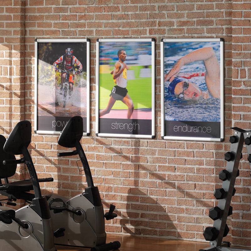 Aluminum Snap Frame - Durable & Lightweight Sign Holder for Posters, Menus, and Displays - Perfect for Retail, Restaurants, and Office Use